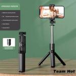 Bluetooth Selfie Stick Tripod + Fill Light + Shutter Remote